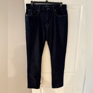 Lucky Brand 410 Athletic Slim Leg dark blue jeans